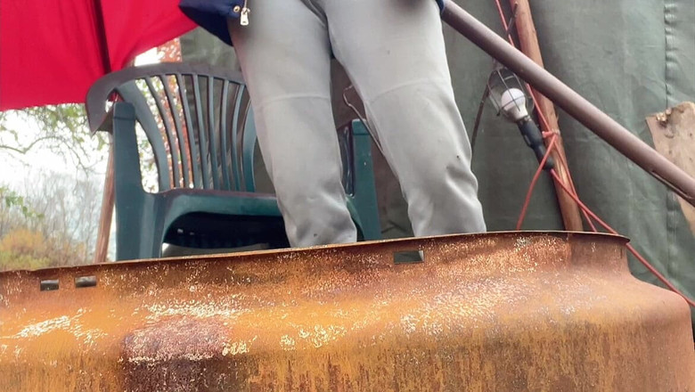 sweethanajapanese: Pisciare figa da dietro una vista incredibile