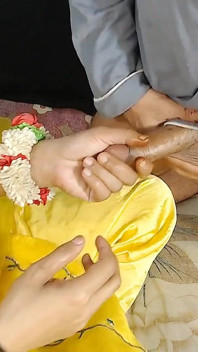 Heena Natt Vacker avrunkning av stor kuk Devar fick av het indisk Bhabhi