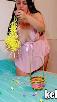 Big Ass Stepmother Dressed as an Easter Bunny Comes in to Leave You Hot Eggs in Bed