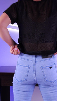 78- I'll Tease You with My Ass in Jeans and Even Take Them off! Do You Like My Ass?*4k 60fps