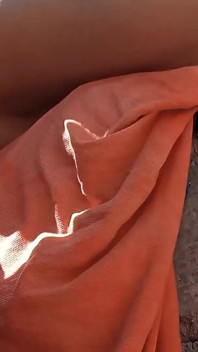 Dildo in My as as I Sunbathe Outside
