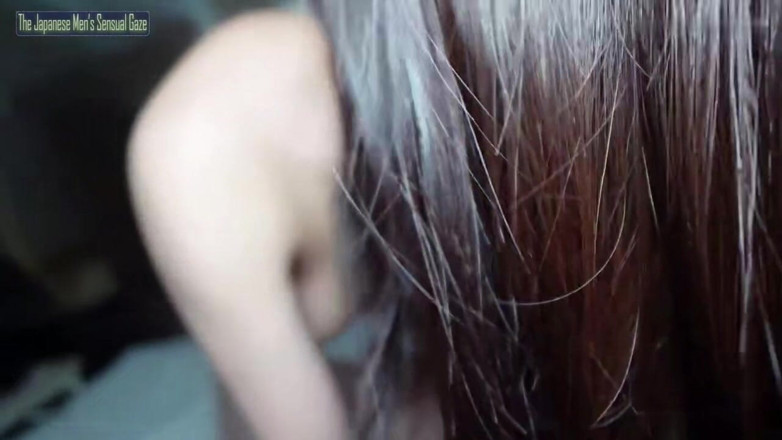 Jap Porn Project: Lächelnde zierliche Soft-Titten-Schönheit, Verlangen gleitet über den Rand in ein unordentliches...