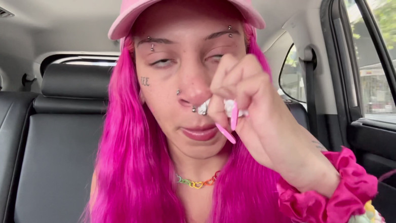 Nali Marie: Blowing My Nose in the Car POV Digging for Gold...