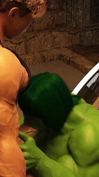 Shehulk Destruction Anal Cockham Superheroes 40