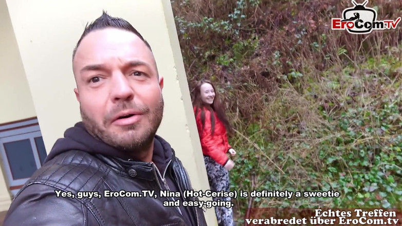 EroCom: Shy German Teen Does an Erocom Online Sex Date