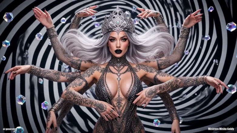 Goddess Misha Goldy: ทํามือ: มือหกข้างจับอวัยวะเพศของคุณ หนึ่งในนั้นเป็นของคุณ