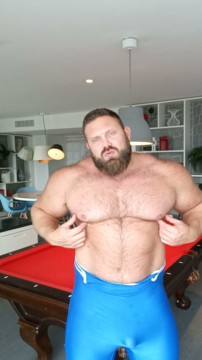 JackStacked: Jack Stacked - Dominant Muscle Daddy Wrestling Singlet Strip and Dirty...