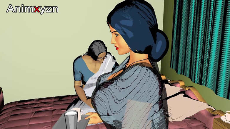 Animxyzn: Neha bhabhi quench ihren lustvollen Durst, indem sie von ihrem...