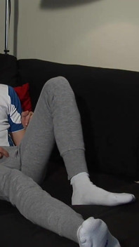 Bisexual Lad - 8 Inch Cock - Massive Balls! Taylor Tyson Solo