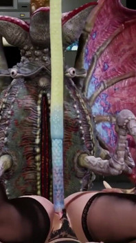 Lovecraftian राक्षस द्वारा बड़े स्तनों वाली डॉक्टर की चुदाई