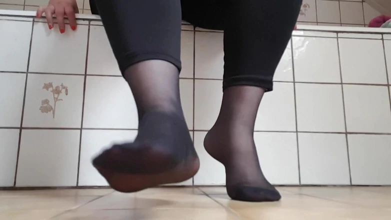 Dirty Jade: Foot Eroticism with Black Nylons and Heels