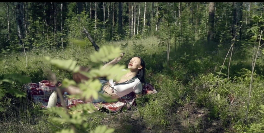 SANKTOR: Sanktor - Busty MILF Solo Masturbation in the Forest