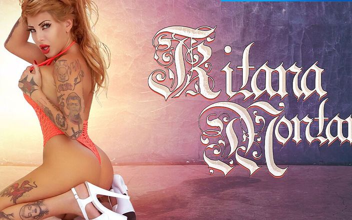 Mylf Official: Kitana Montana, MILF tatouée, se fait recouvrir ses énormes faux seins...