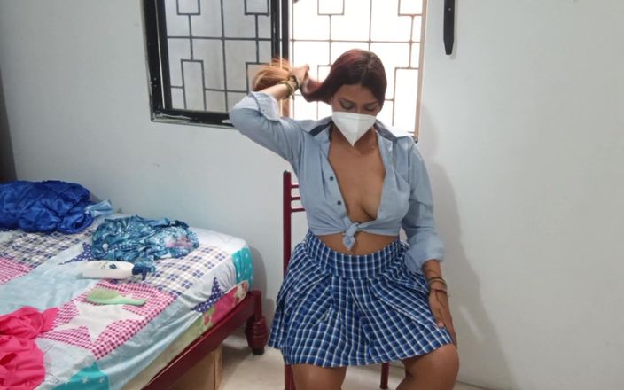 Goky: 18 Year Old Schoolgirl Masturbating Her Pussy, She Is Eager...