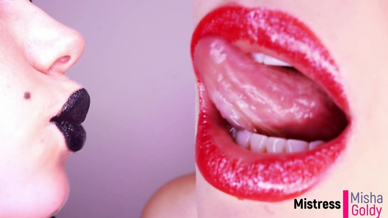 Goddess Misha Goldy: Godaan hitam vs merah JOI
