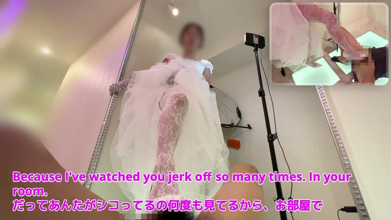 marutahub: 【片思いの女友達が結婚する前にセックス】旦那さんが外出中にウェディング姿のまま中出し