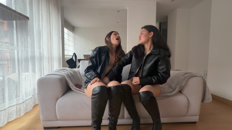 scarlettandc: Leather Fetish in JOI Mode to Blow Your Dick