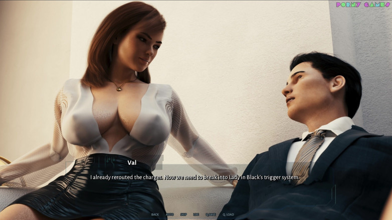 Porny Games: 1000人によるサイバネティック誘惑 - エッチな熟女との放蕩 28
