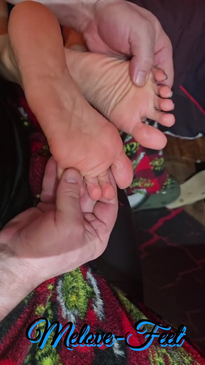 Naelor: Melove Sexy Small Soles Massage From Stepdaddy