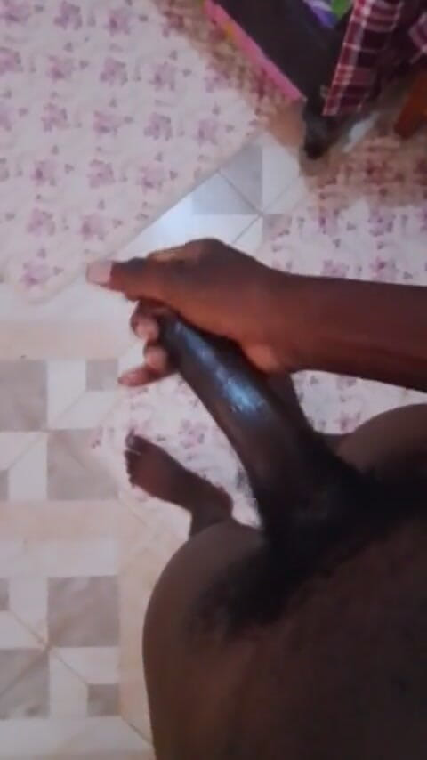 Kenyandick: Home Alone Playing with My Big Black Cock