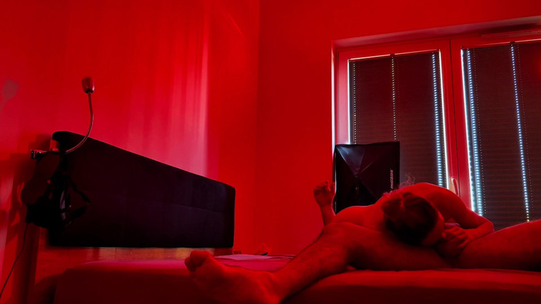 SalomeMassimo: Bedroom Fun. Sensual Sex Under Red Lights