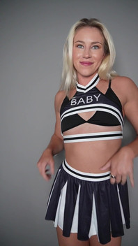 Naughty Cheerleader Strips for You