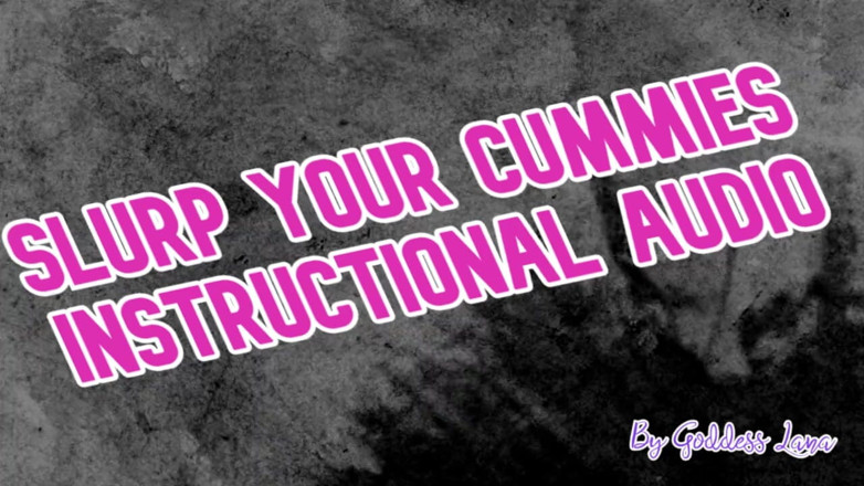Campsissyboi: ТОЛЬКО АУДИО - Slurp твои спермы, учебный аудио от богини Ланы
