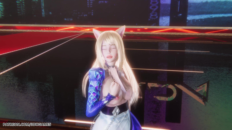 3D-Hentai Games: [mmd] Kda - Ill Show You Ahri caldo spogliarello League of...