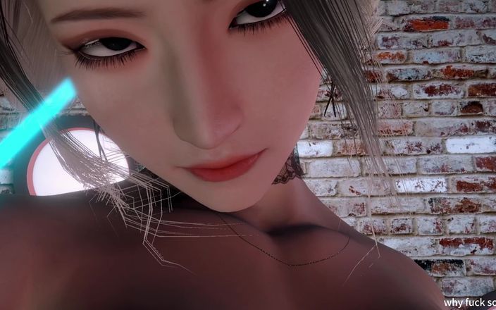 Why fuck so hard: Pelacur Asia pirang 3d duduk di kontol besar