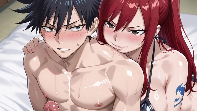 Prznai: Megumi (jujutsu) X Erza (ft)