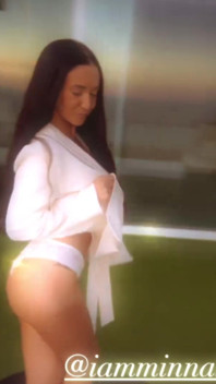 Busty Petite Brunette Latina in Sexy Lingerie