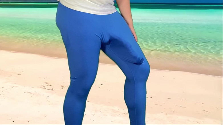 Lucas Nathan King: Bite monstrueuse, éjaculation sans les mains sur la plage