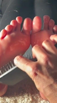 Tickled with a Hairbrush