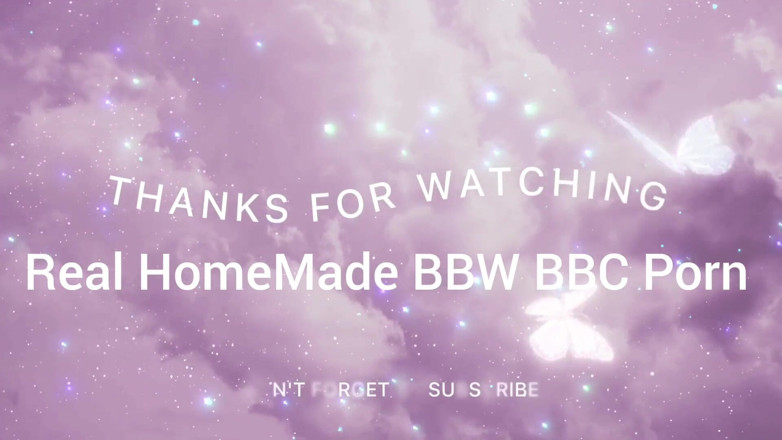 Real homemade BBW BBC porn: Горячая толстушка скачет на большом черном члене Nata4sex в позе обратной наездницы раком с анальным кримпаем