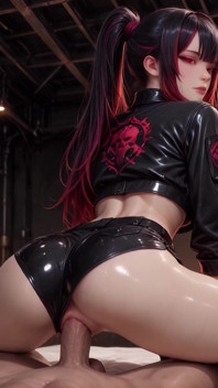Hell Huntress Vexara - Gates of Fire POV - Ai Generated