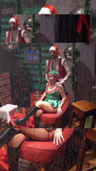 Ruiva, mulher peituda pega fazendo sexo no Natal