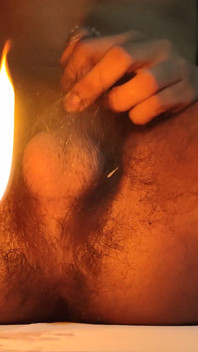 Fire Test with Ball and Penis
