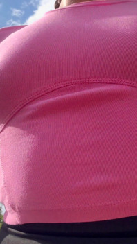 Cute Roller Skater with Braids Shows You Tits