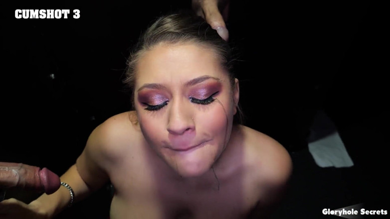 Glory Hole Secrets: Gloryhole Secrets - Big Tittied Babe Shoves a Dildo in Her...