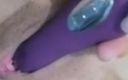 Maria Von Schnee: Roxo dildo masturbação