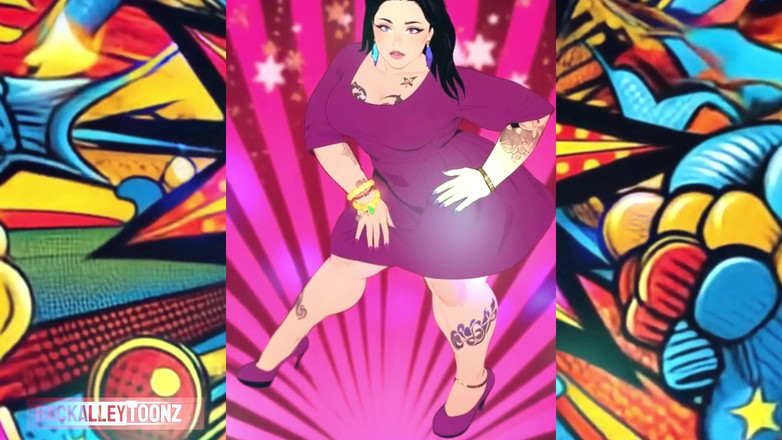 Back Alley Toonz: Sexy Ébano Gordinha Rabuda Gostosa