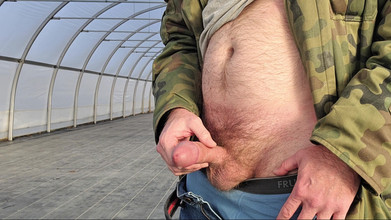 Beard Punk: Stor spermasprut snabb offentlig avstressning ryck