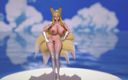 Mmd anime girls: Mmd R-18 fete anime clip sexy cu dans 172
