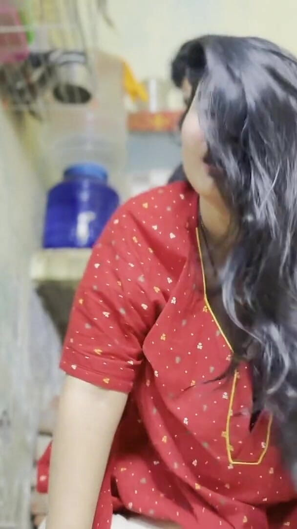 Sonathakur: Beautiful Mami Seduced Me While Cooking in Kitchen - Hot Sex