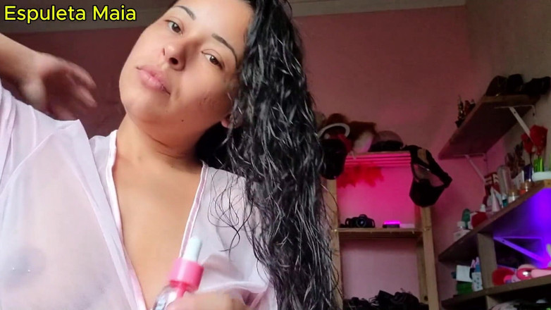 Espuleta Maia: Hete brunette wordt met mij wakker: mijn ochtendritueel