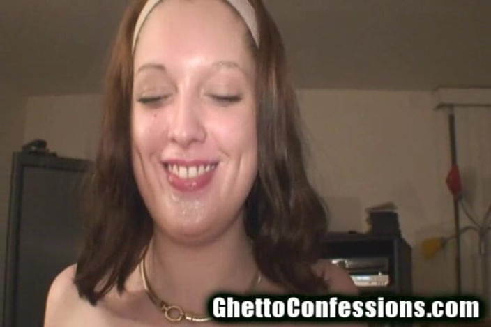 Ghetto Confessions: Hübsche deutsche ghetto-hure lutscht und fickt bösen schwanz!
