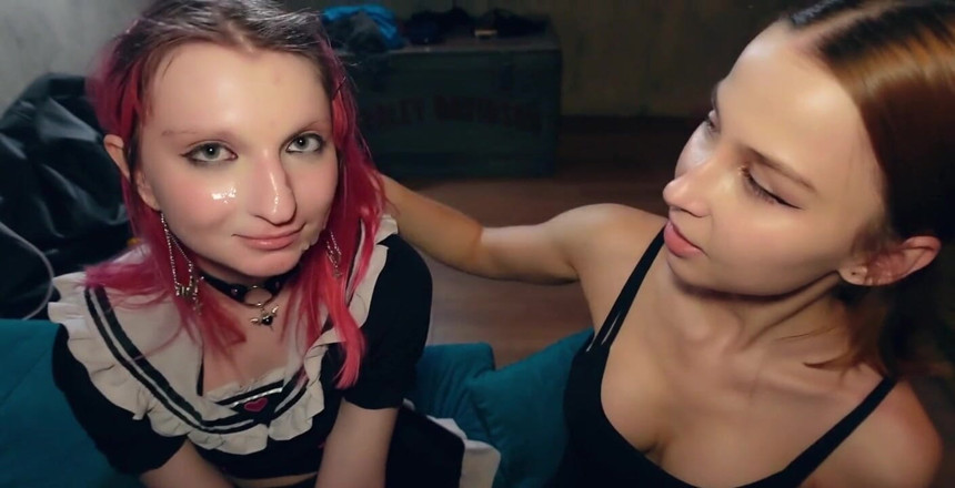 MySchoolLife: Sissy Training - Teaching My Friend How to Give a Blowjob