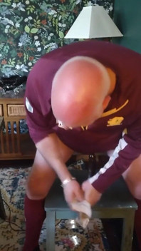 Coach Teaches Player How to Fuck Him Using a Dildo!