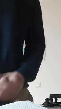 Jerking off My Cock in the Kitchen