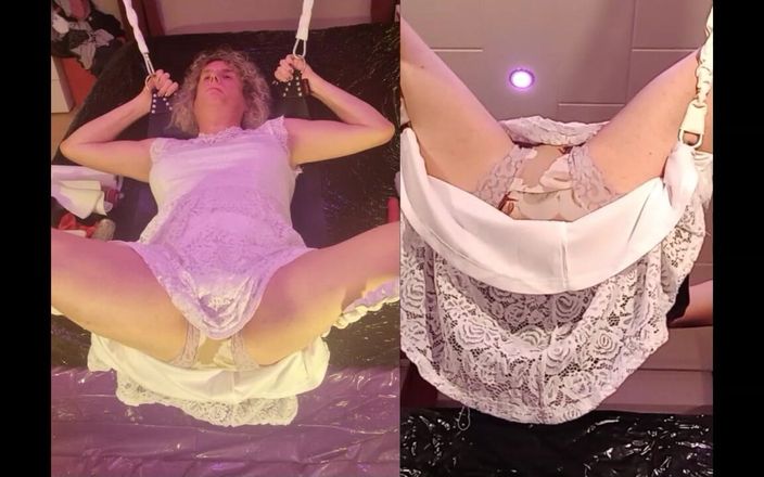 TSLillySophie: Ts Lilly Sophie Fleshlight трахається в слінгу та спермі